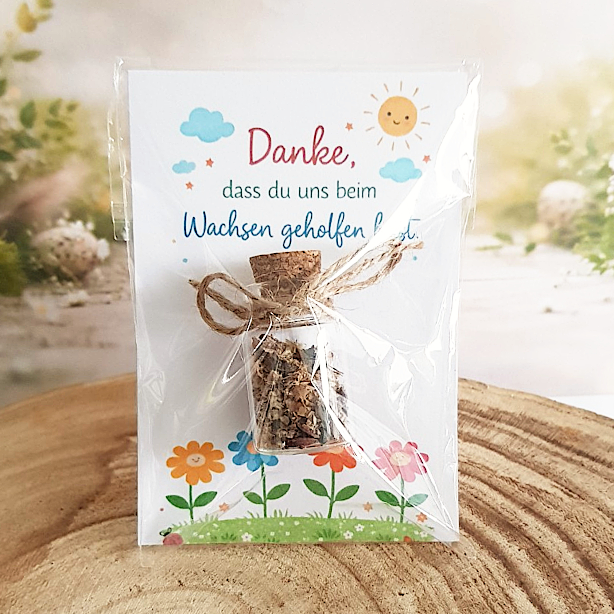 Geschenk Erzieherin Abschied – Danke Karte mit Blumensamen – Bild 5