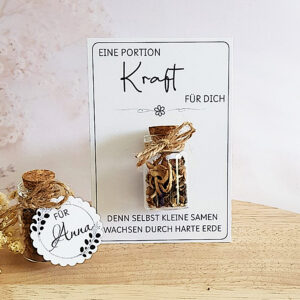 Mutmacher Geschenk Blumensamen