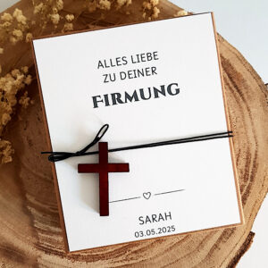 Geldgeschenk Firmung personalisiert