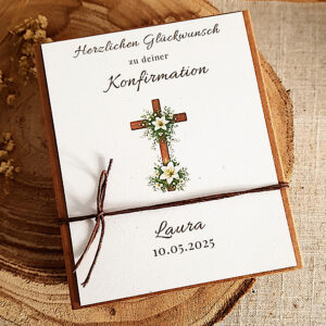 Geldgeschenk Konfirmation personalisiert