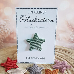 Glücksstern mit Karte