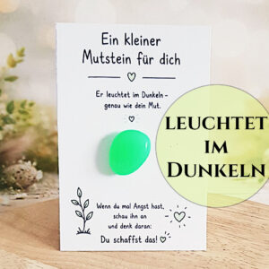 leuchtender Mutstein mit Karte