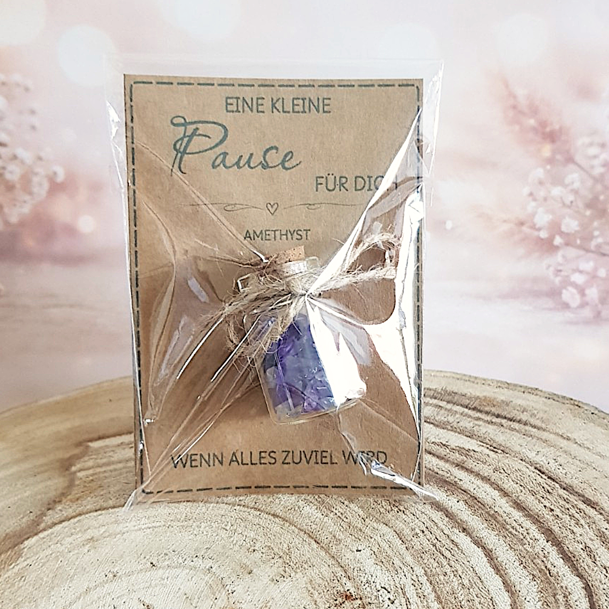 Geschenk gegen Stress mit Amethyst | Kleine Pause für dich – Bild 6
