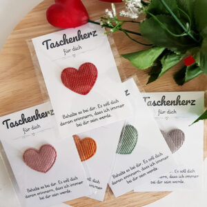 Taschenherz Geschenk